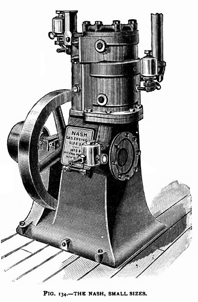 The Nash Vertical Small Size Single Cylinder Gas Engine